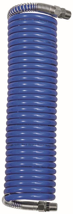 Spiralschlauch, Verschraubung, drehbar, Polyamid, R1/4, Ø 8x6, 2,5m 🖤 bei HUG Technik ✓ Spiralschlauch, Verschraubung, drehbar, Polyamid, R1/4, Ø 8x6, 2,5m 🖤 bei HUG Technik ✓