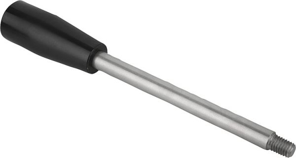 Griffstange D=8, Form: E Edelstahl, Komp: Duroplast, L=35 - K0179.1608X35 - direkt bei HUG Technik ✓