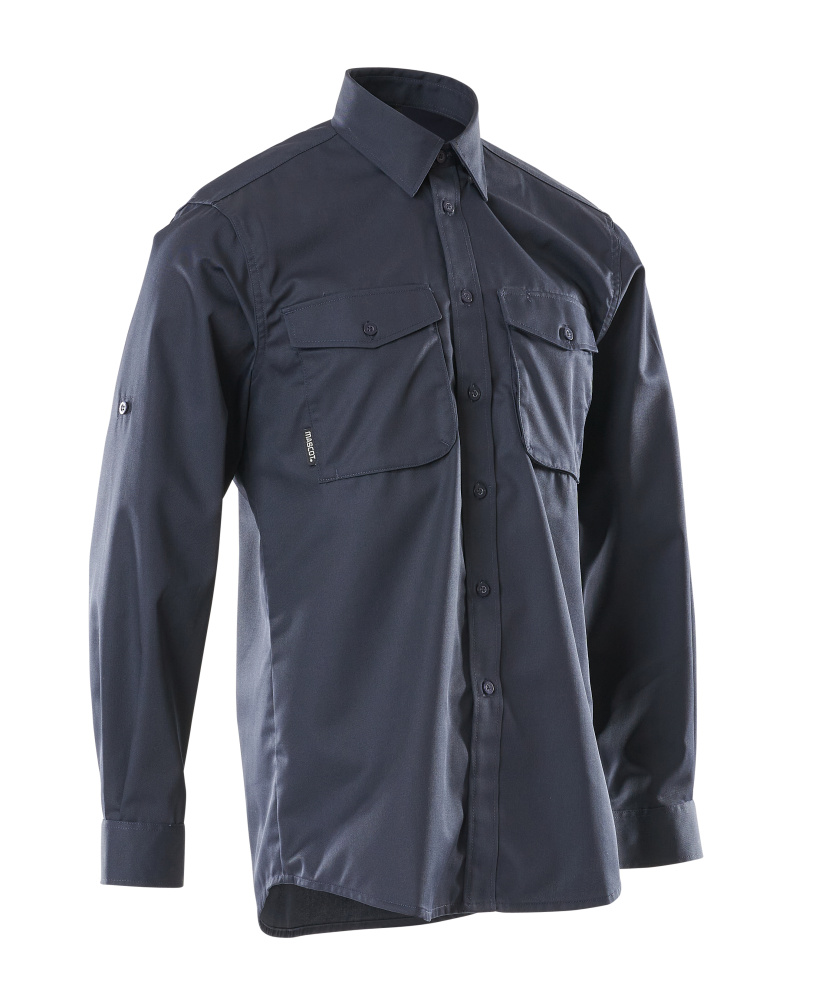 MASCOT® CROSSOVER Hemd »Mesa« Gr. 37-38, schwarzblau - bekommst Du bei ★ HUG Technik ✓