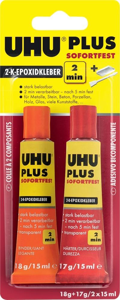 UHU® PLUS SOFORTFEST Kleber Tube 35 g - bekommst Du bei HUG Technik ♡