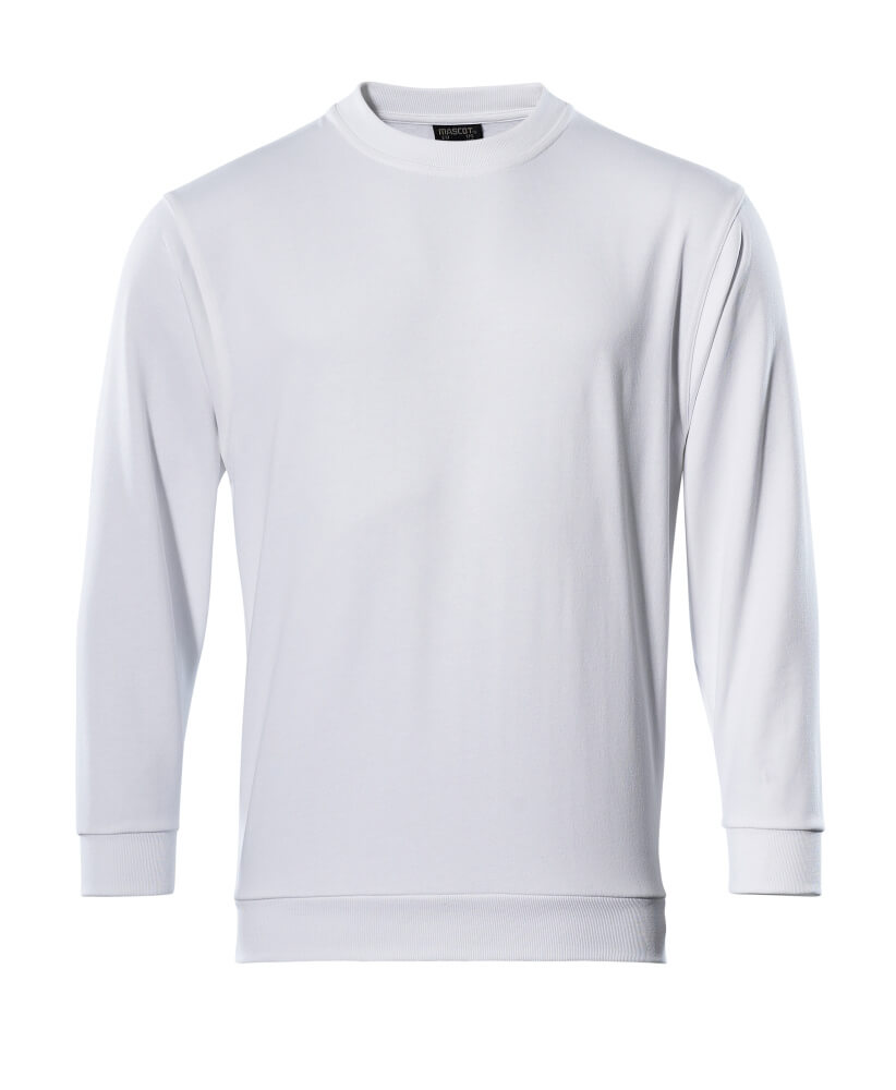 MASCOT® CROSSOVER Sweatshirt »Caribien« Gr. 2XL, weiß - bei HUG Technik ♡