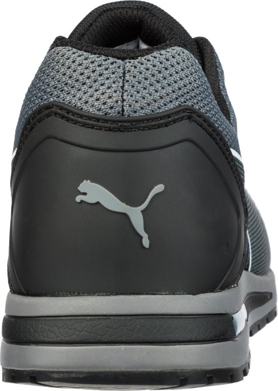 Albatros ELEVATE KNIT BLACK Sicherheitshalbschuh hinten.