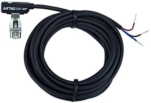 HALL-Sensor, 3-Draht, 3 m Kabel, NO, PNP, Kolben-ø 10 mm, für Rundzylinder »MI«/»MSI« - direkt bei HUG Technik ✓