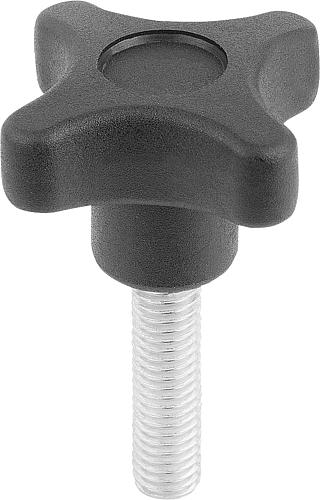Kreuzgriff M05x16, Form: L - K1089.43205X16 - bei HUG Technik ✭