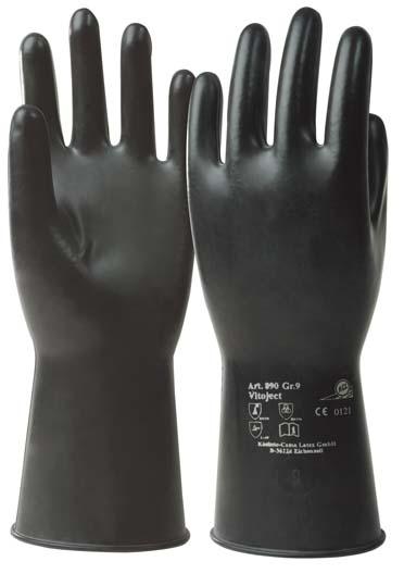 KCL Handschuh Vitoject® 890, 350 mm schwarz - bei HUG Technik ✭