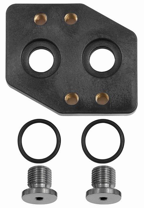 NAMUR-Adapterplatte für Schrägsitzventile G 1/2 - G 2 - bei HUG Technik ☆