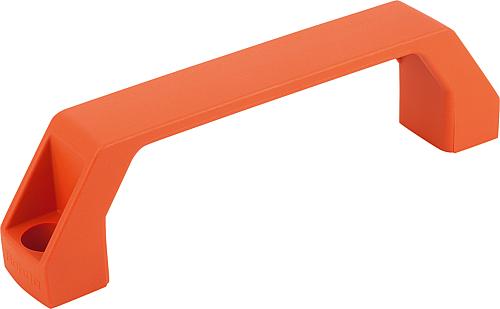 Bügelgriff, Form: A Thermoplast, orange, A=160, D=9 - K0191.1160082 - bei HUG Technik ✓