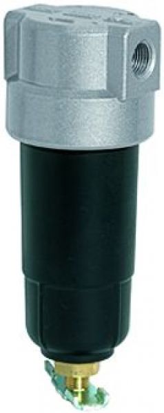 Filter »Standard-mini«, mit Metallbehälter, 8 µm, BG 0, G 1/4 - gibt’s bei ☆ HUG Technik ✓