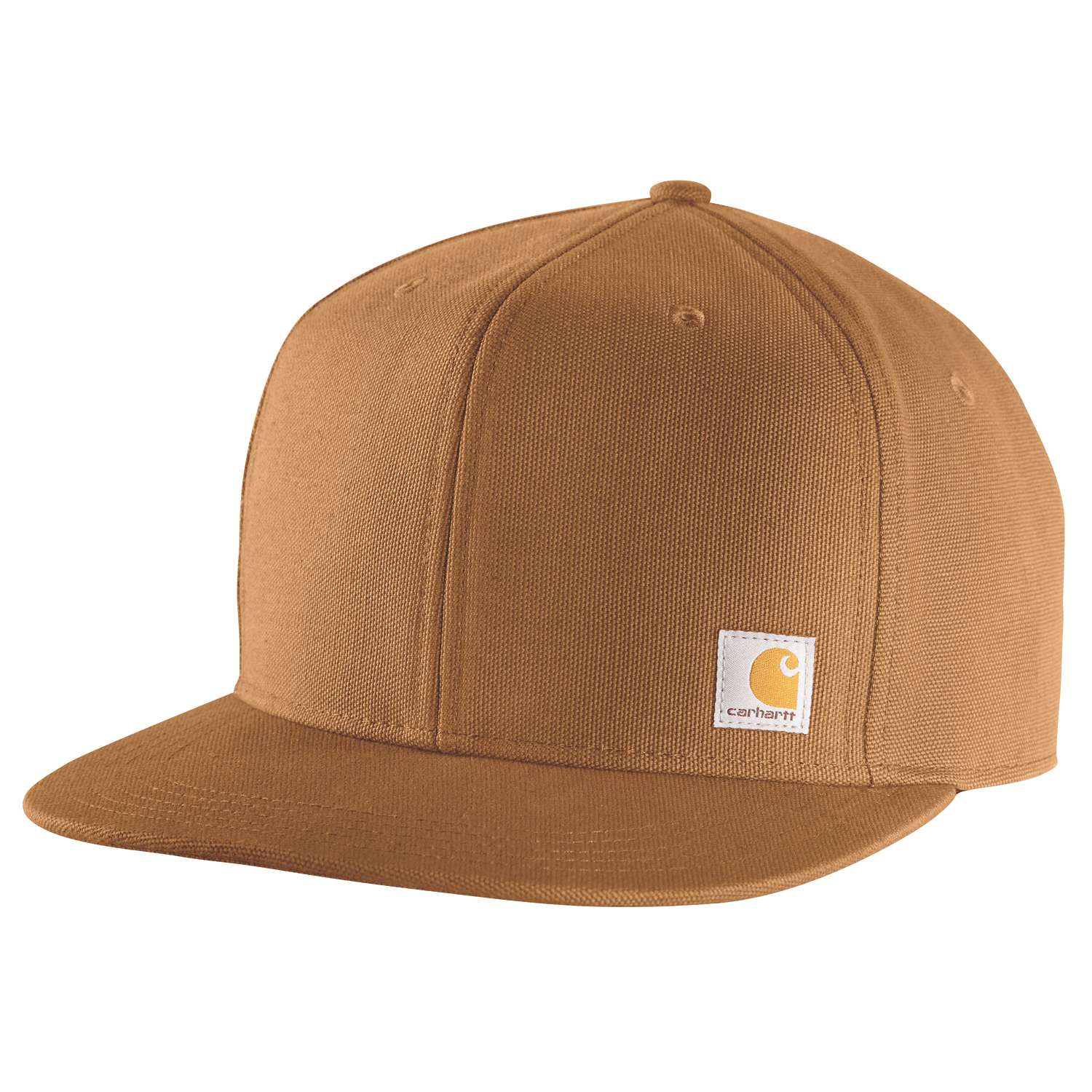 carhartt® Herren Cap »FIRM DUCK FLAT BRIM CAP« carhartt® brown Flach  - bekommst Du bei HUG Technik ♡