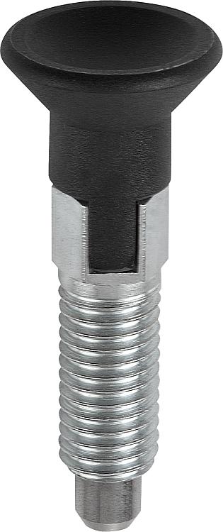 Arretierbolzen Gr.0 M06, Form: C Edelstahl, D=4 - K0747.13004060 - direkt bei HUG Technik ✓