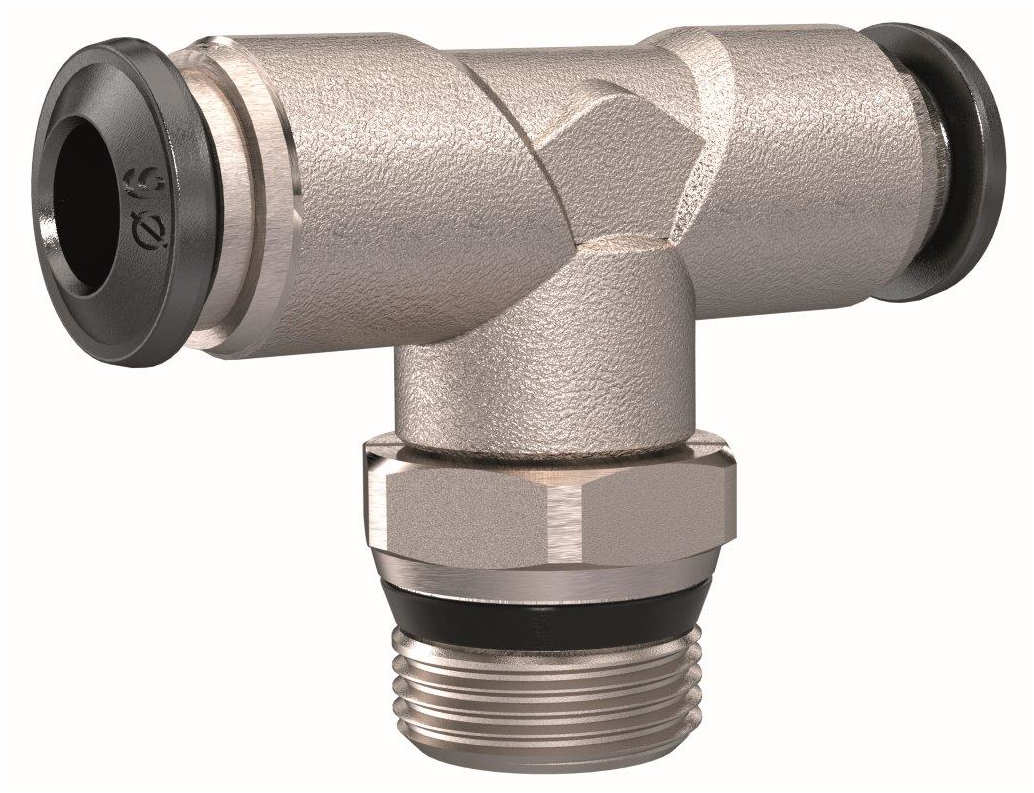 T-Steckverschraubung »universal short«, drehbar 1/2, Schlauch-Ø 10 - kommt direkt von HUG Technik 😊