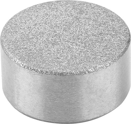 Produktbild Grippers und Einsätze rund D2=10, Form: O Edelstahl, Komp: Diamant - K0385.10105 - direkt von HUG Technik ✓