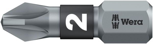 Wera® Bit für Kreuzschlitz Pozidriv 854/1 BTH PZ BiTorsion PZ1 x 25mm - bei HUG Technik ♡