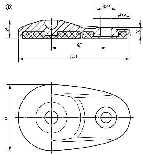 Teller, Form:D Kunststoff - K0654.40803 - direkt von HUG Technik ✓