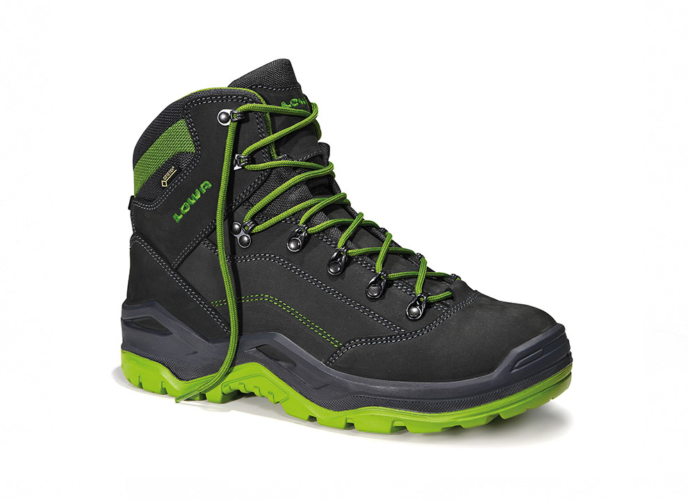 LOWA Sicherheitsstiefel RENEGADE Work GTX green Mid S3 CI, 5650 - bei HUG Technik ♡