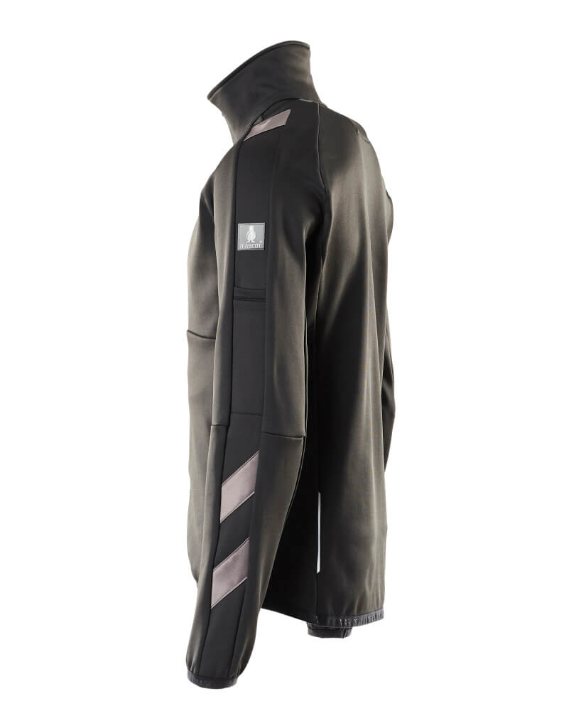 MASCOT® UNIQUE Fleecepullover mit Reißverschluss  Gr. 2XL, schwarz - jetzt NEU  bei ✭ HUG Technik ✓