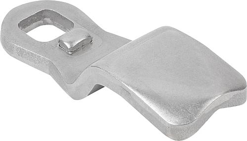Zunge für Drehriegel Edelstahl L-Griff, Edelstahl 1.4301 blank - K1340 - gibt’s bei HUG Technik ✓