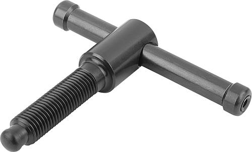 Knebelschraube loser Knebel M10 Stahl - K0756.210X40 - gibt’s bei ☆ HUG Technik ✓