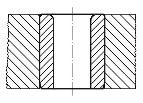 Bohrbuchse zylindrisch, Form: A Einsatzstahl, DIN179 0,4X3X6 - K1021.A0040X06 - direkt von HUG Technik ✓
