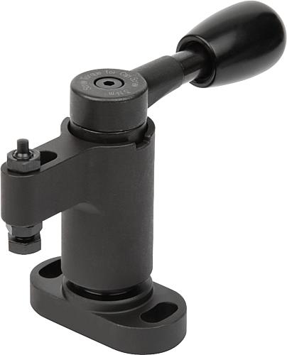 Schwenkspanner links, Mini, Vergütungsstahl, Fh=150*, X=30,6 - K0926.0150