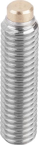 Druckschraube M04X10,5 Edelstahl, Komp:Messing - K0667.041X105 - bei HUG Technik ✓