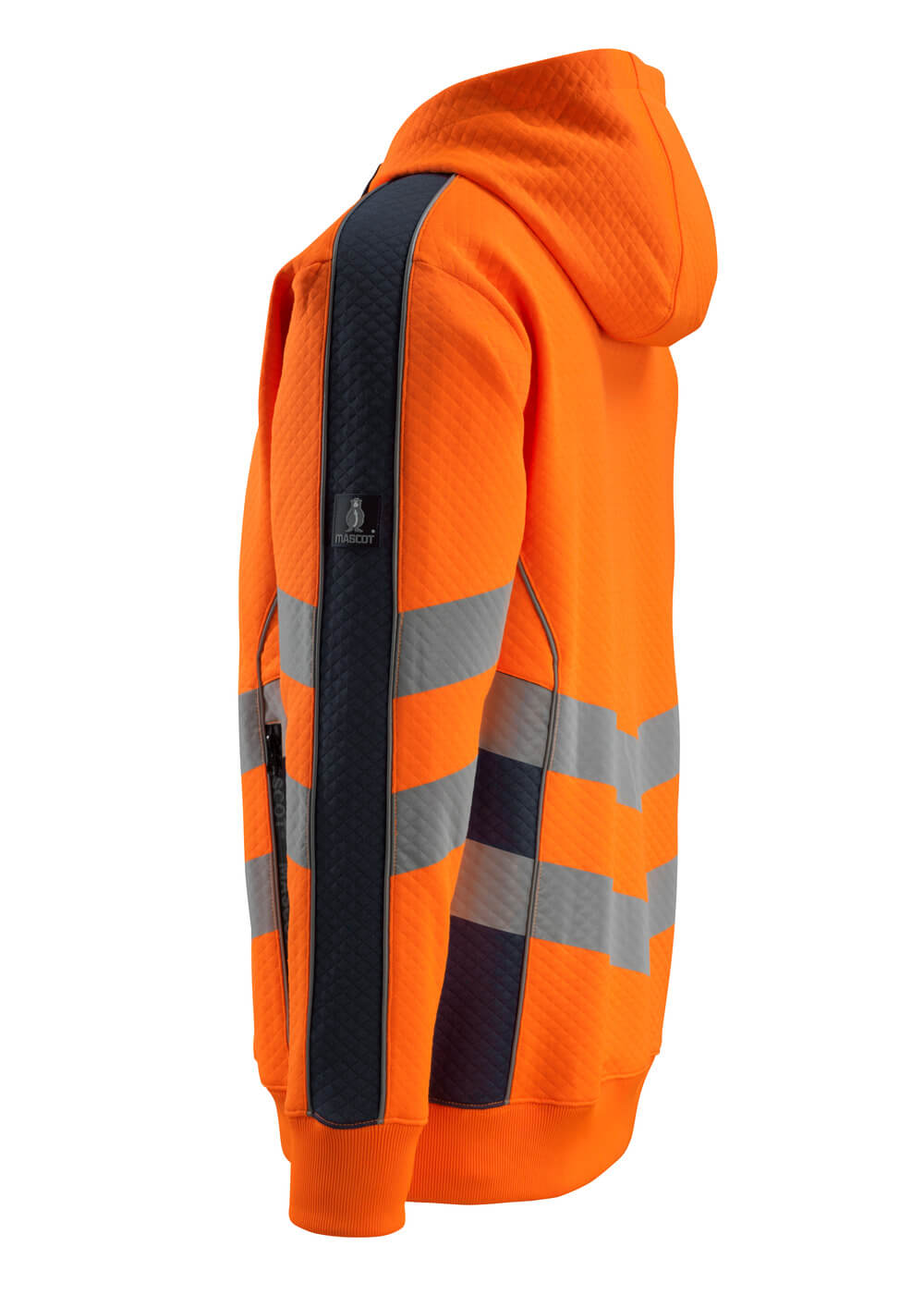 MASCOT® SAFE SUPREME Kapuzensweatshirt mit Reißverschluss »Corby« Gr. 2XL, hi-vis orange/schwarzblau - jetzt NEU  bei ✭ HUG Technik ✓