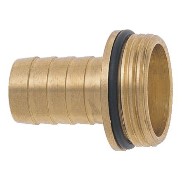 GEKA® plus-1/3-Schlauchverschraubung AG G 1 1/2" - 32mm MS m. O-Ring - bei HUG Technik ✭