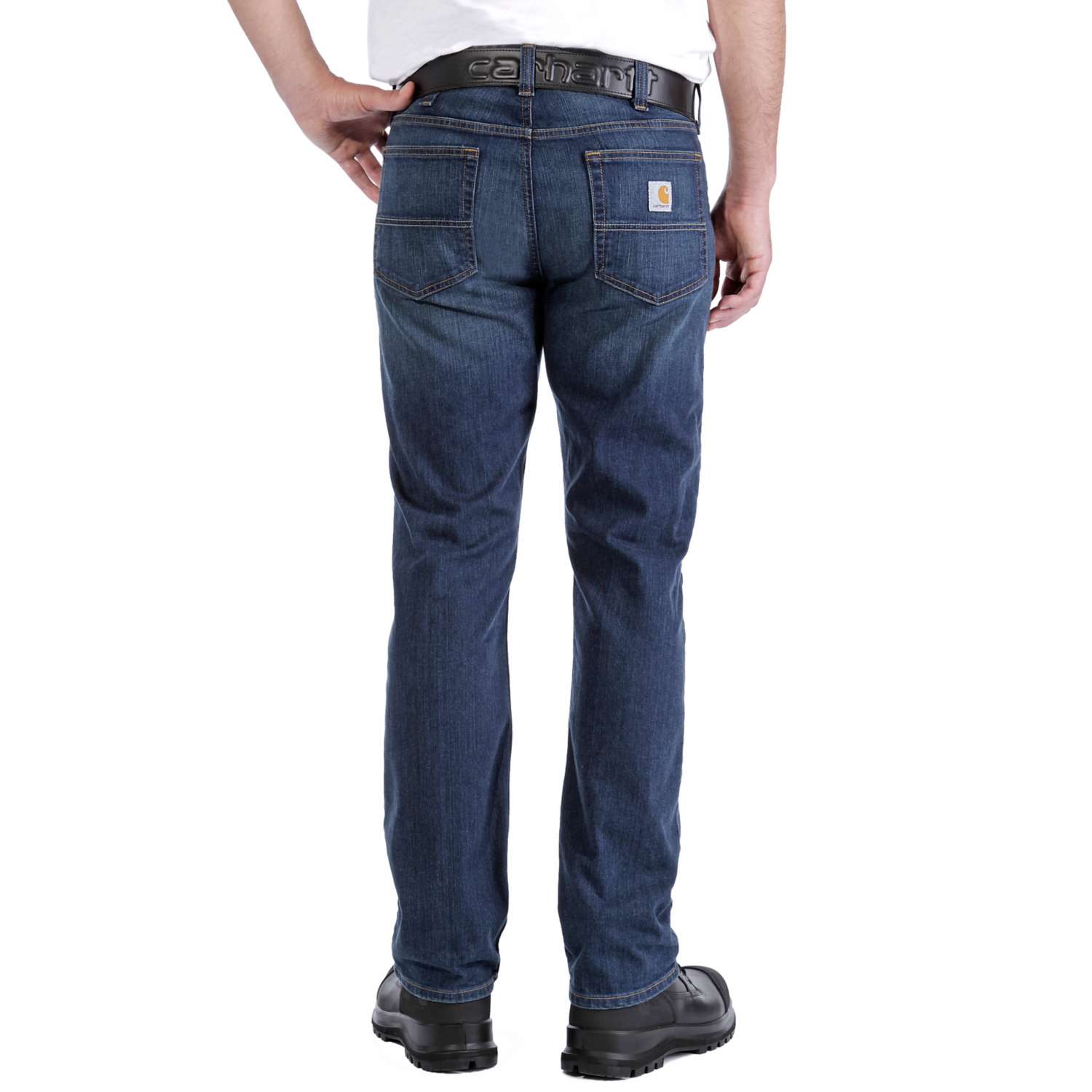 carhartt® Herren Jeanshose RUGGED FLEX RELAXED STRAIGHT JEAN superior Ansicht 3  - erhältlich bei ☆ HUG Technik ✓