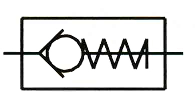 Rückschlagventil, Durchgangsform, Messing, G 3/4 AG, 0,1 - 0,2 bar - bei HUG Technik ✓ ✌
