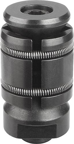 Zentrierspanner D1=M06 Stahl, Komp:Vergütungsstahl, D=15 - K0893.0615