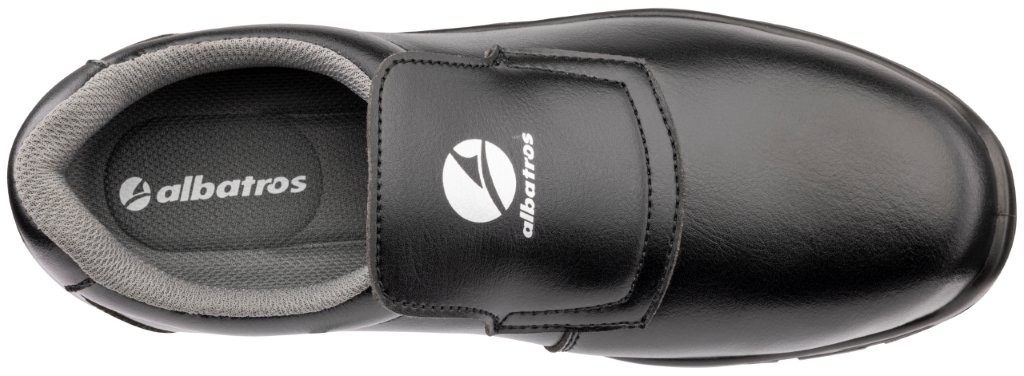 Albatros PURE BLK Sicherheitshalbschuh oben.