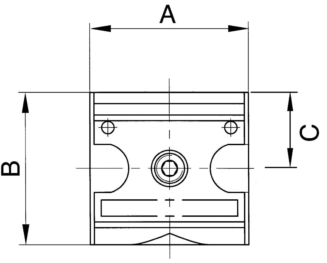 Verteiler »multifix«, breite Ausführung, BG 1, G 1/4, 4 Abgänge - direkt von HUG Technik ✓