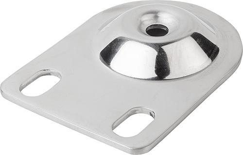 Teller für Stellfüße, Form:C Edelstahl - K0672.30802 - gibt’s bei ☆ HUG Technik ✓