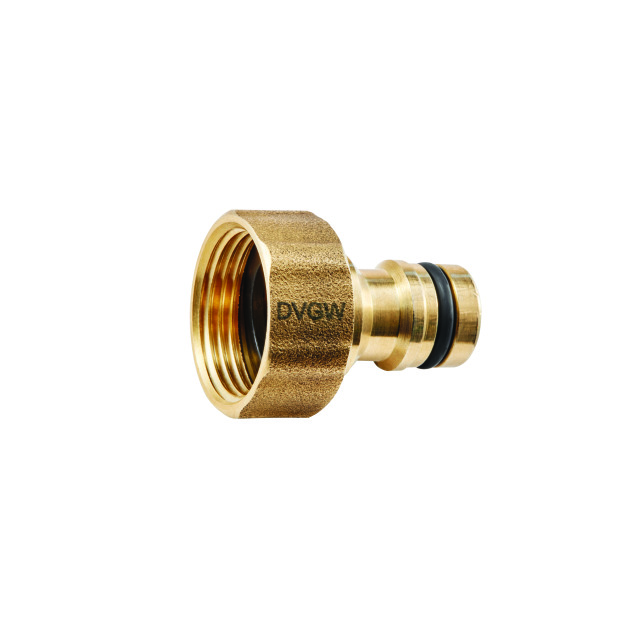 GEKA® plus-Hahnstecker »Trinkwasser« IG G 1/2, Messing, DVGW VP550 - direkt von HUG Technik ✓