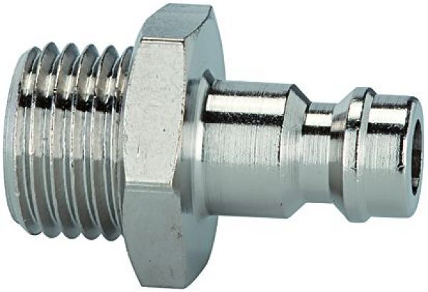 Nippel für Kupplungen NW 5, Messing vernickelt, G 1/8 AG - direkt von HUG Technik ✓