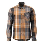 MASCOT CUSTOMIZED Hemd aus Flanell, nussbraun-kariert