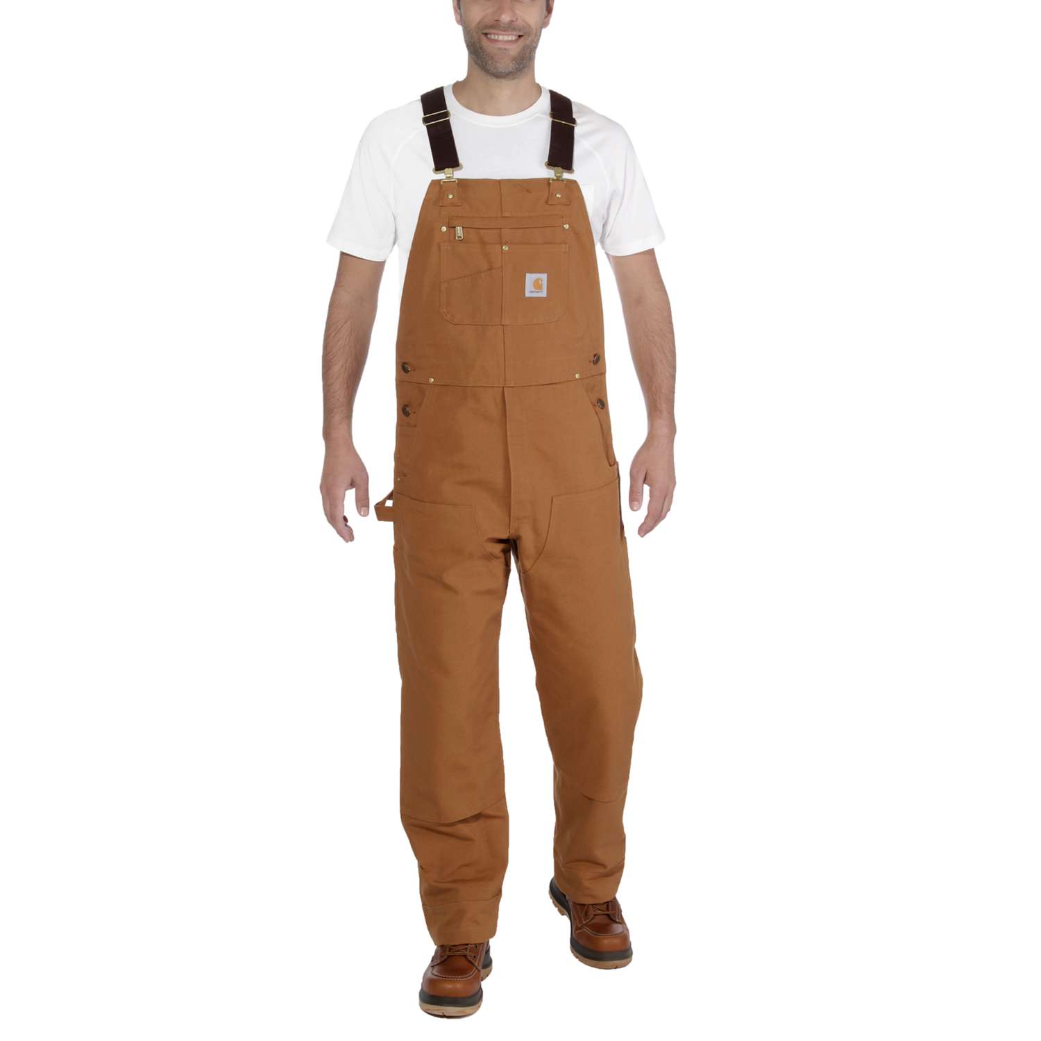 carhartt® Herren-Latzhose BIB Latzhose, carhartt® brown - gibt’s bei HUG Technik ✓