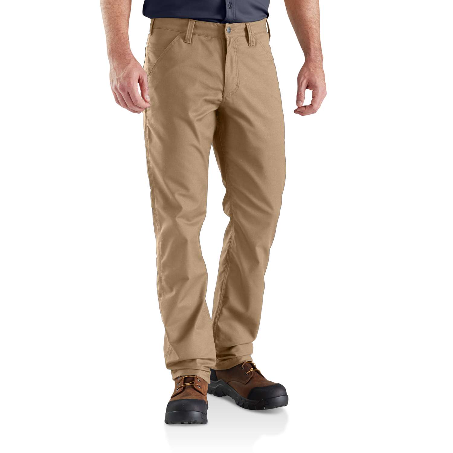 carhartt® Herren Arbeitshose, Stretchleinen, RUGGED STRETCH CANVAS PANT dark khaki - jetzt NEU bei HUG Technik  😊