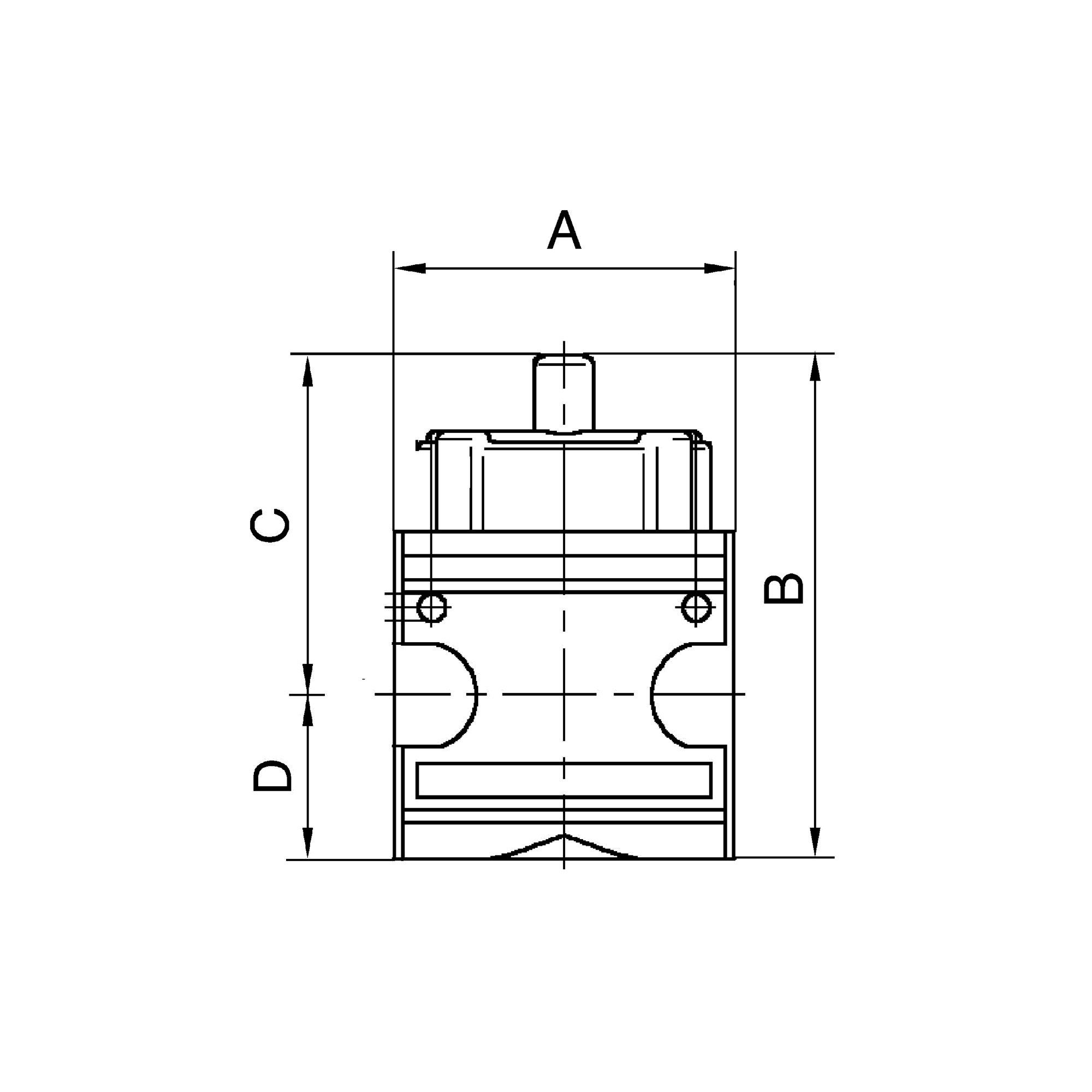 Kugelhahn 3/2-Wege »multifix«, abschließbar, BG 4, G 3/4 - bei HUG Technik ✭