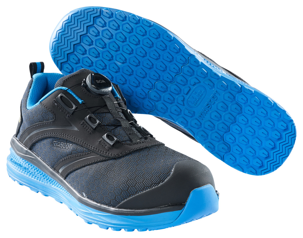 MASCOT® FOOTWEAR CARBON Sicherheitsschuhe S1P Gr. 10/36, schwarz/kornblau - jetzt NEU  bei ✭ HUG Technik ✓