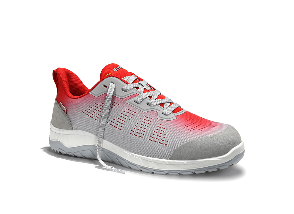 ELTEN® Sicherheitshalbschuh LUAN grey-red Low ESD S1PS