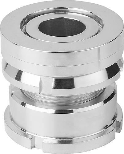 Höhenverstell-Element H=26 Vergütungsstahl, D2=25, D=6,6 - K0695.0406 - gibt’s bei HUG Technik ✓