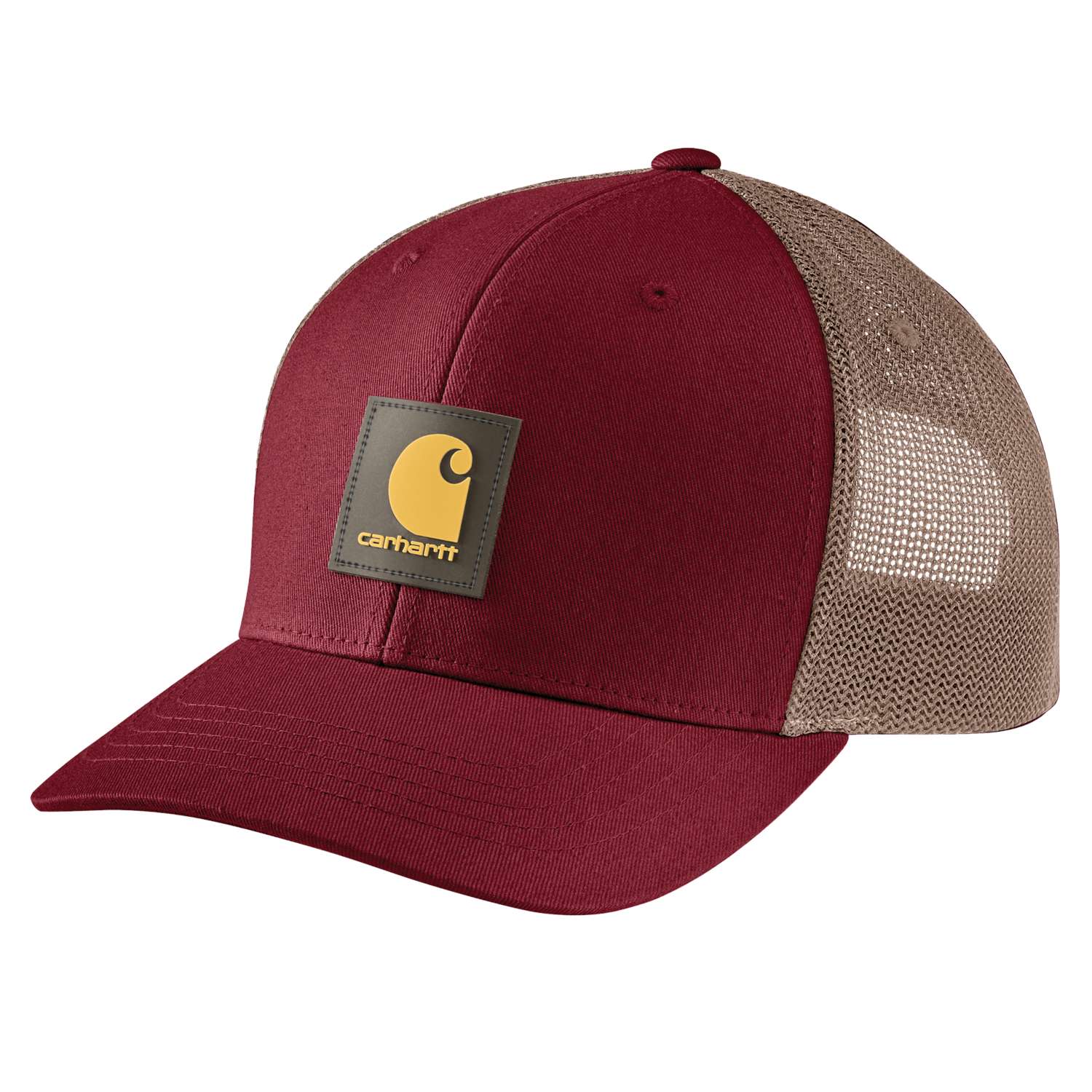 carhartt® Cap »TWILL MESH-BACK LOGO PATCH CAP« - One Size, red carnation - bei HUG Technik ♡