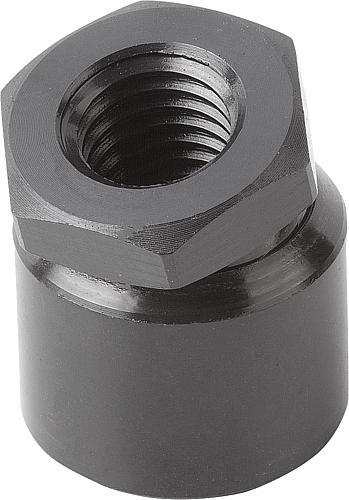 Gelenkfuß M05 D1=13 H=16,5 Autom.Stahl, SW=10 - K0304.05 - erhältlich bei ♡ HUG Technik ✓