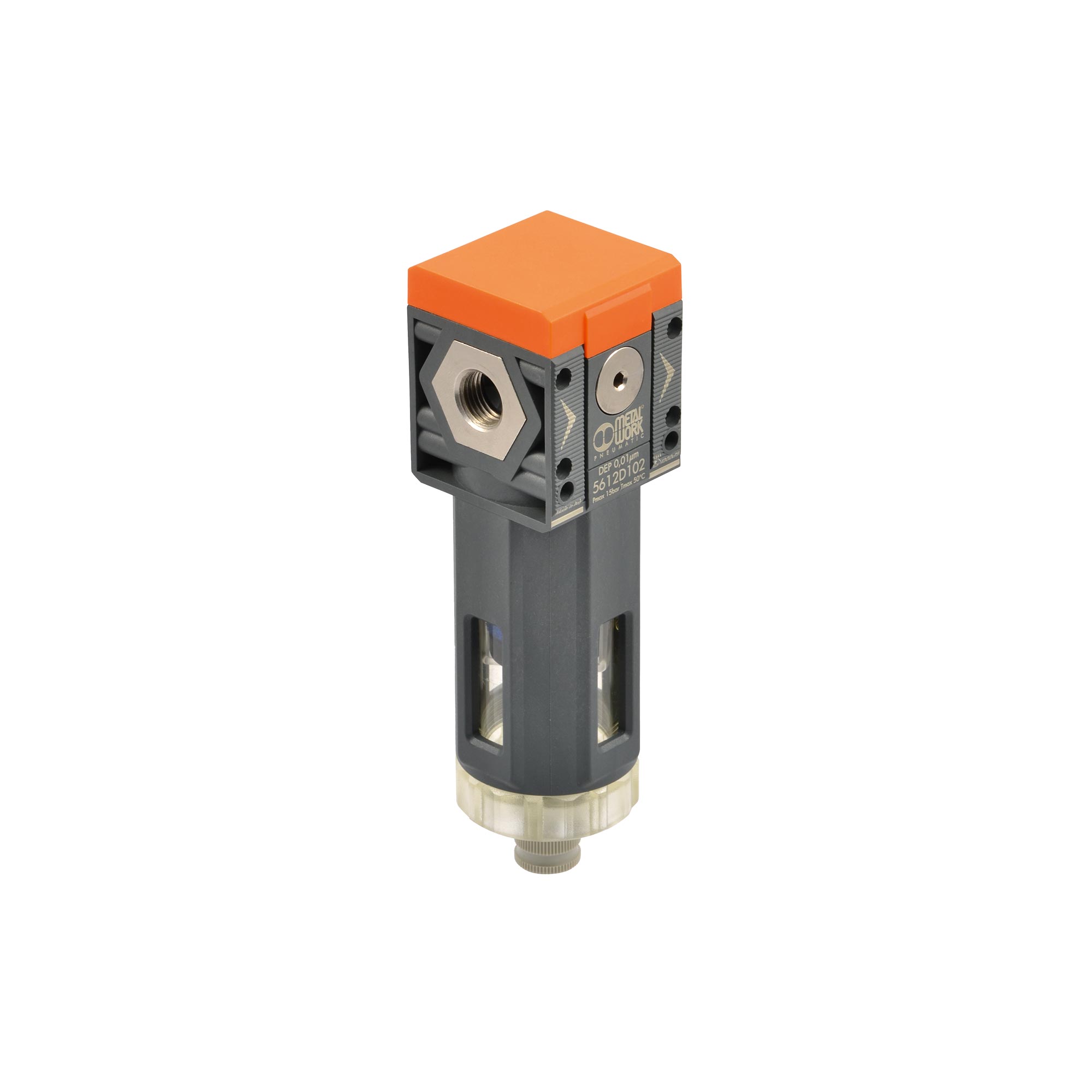 Ölfilter »SYNTESI«, BG 2, G 1/2, 0,01 µm, RMSA halbautomatisch - bei HUG Technik ✓