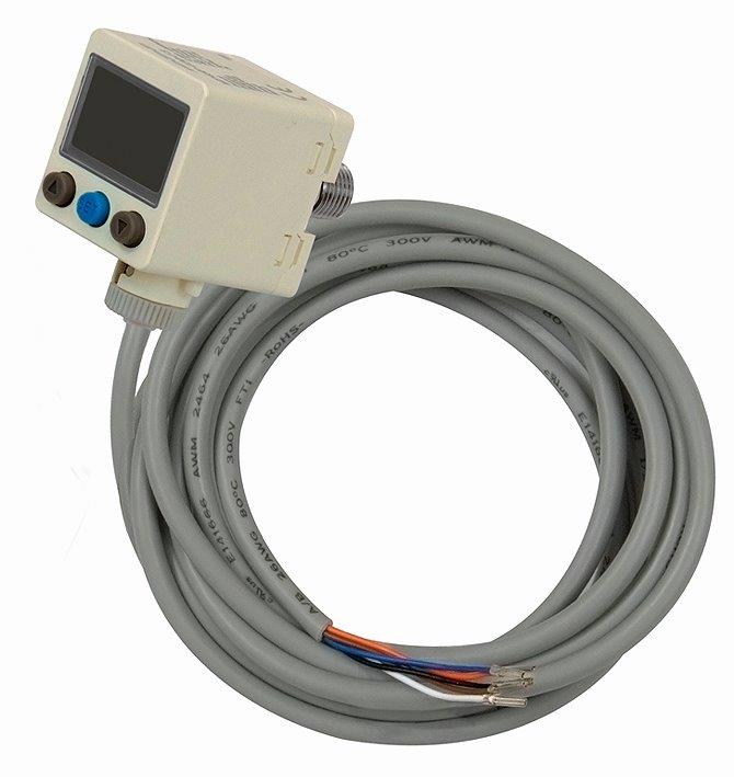 Elektronischer Druckschalter, Digitalanzeige, G 1/8 AG, 0 - 10 bar, 2 x NPN out + 1 x Analog out 1 - 5 V - bekommst Du bei ★ HUG Technik ✓