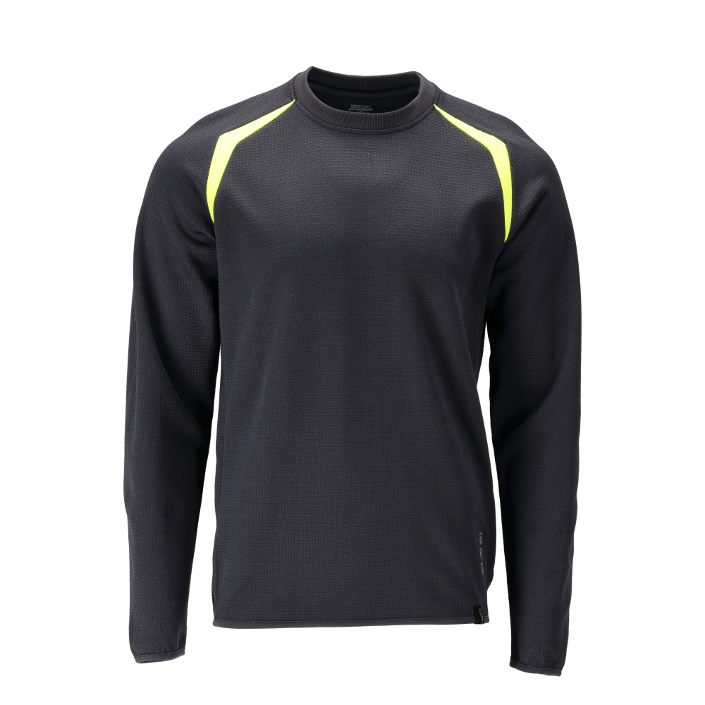 MASCOT® ACCELERATE MULTISAFE Sweatshirt  Gr. 2XL, schwarzblau/hi-vis gelb - direkt bei HUG Technik ✓
