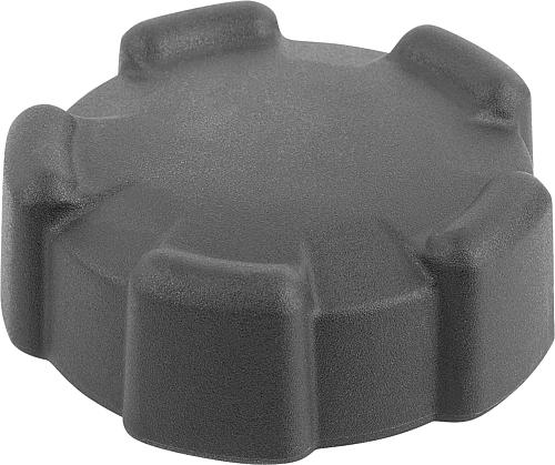 Fünfsterngriff Gr.1 M06 Thermoplast, Komp: Stahl - K0276.3206 - bekommst Du bei ★ HUG Technik ✓