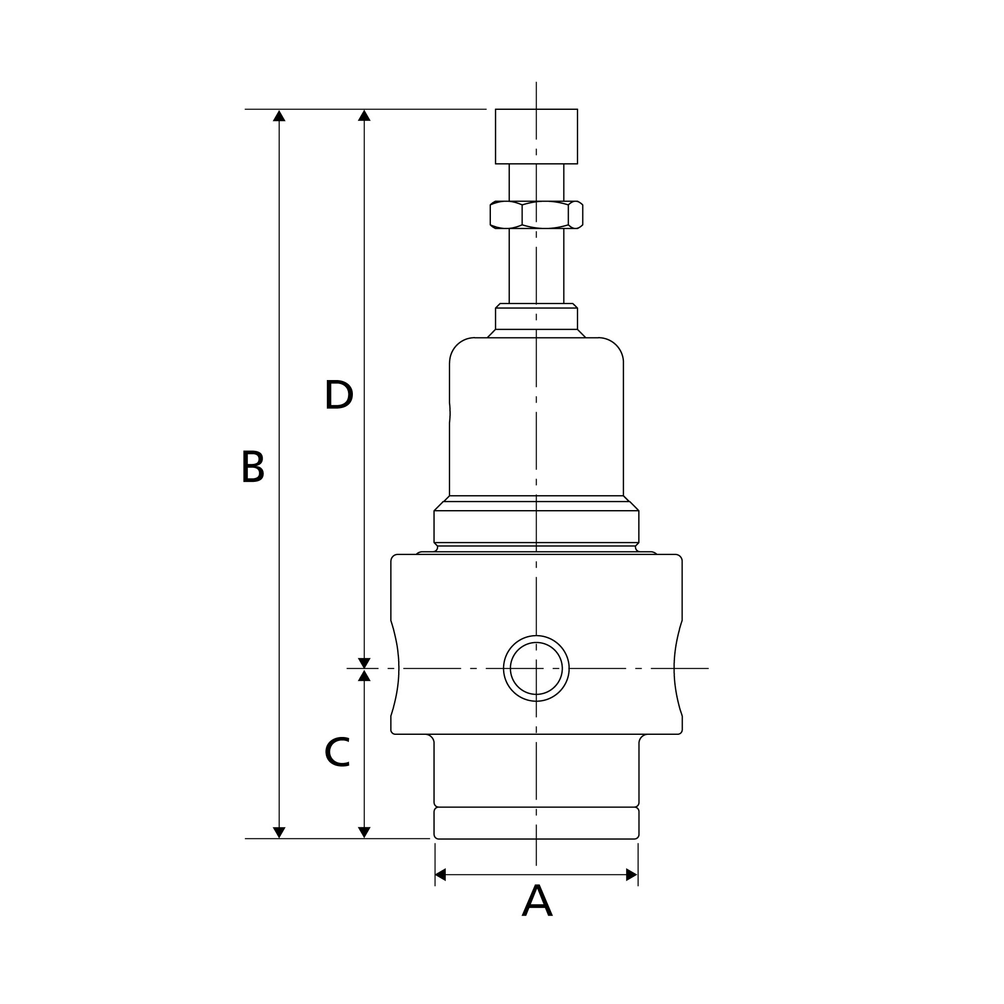 Edelstahl-Druckregler, 1.4404, nicht rücksteuerbar, G 1/4, 0,5 - 8 bar - kommt direkt von HUG Technik 😊