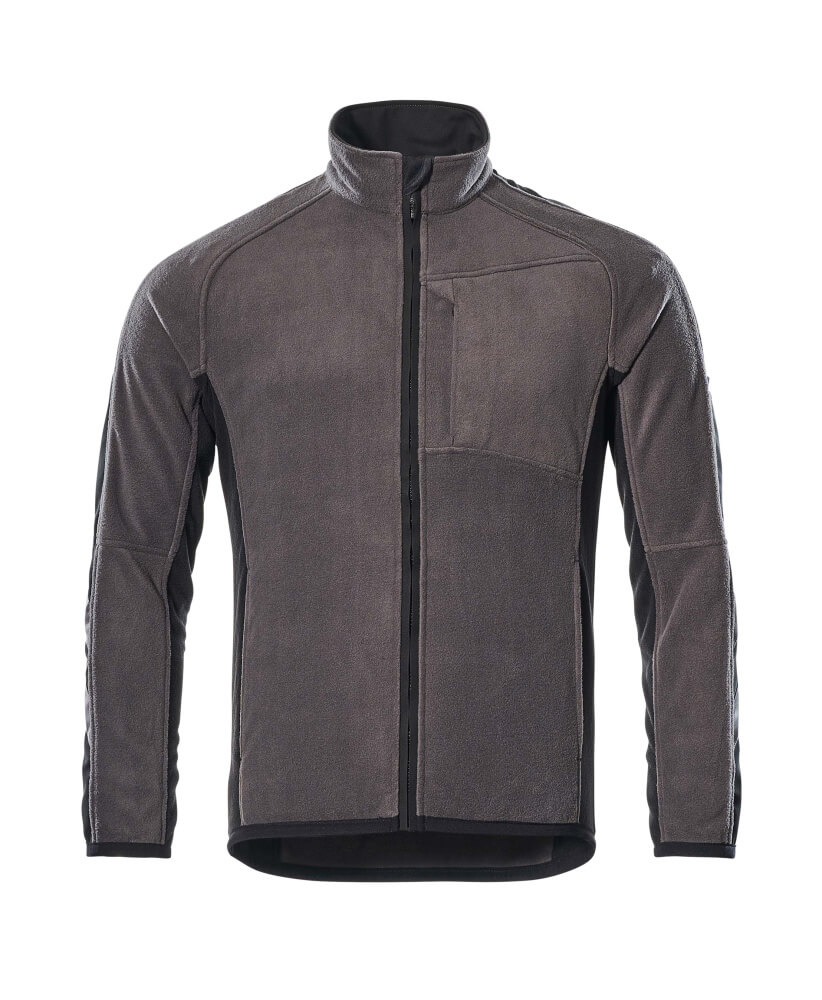 MASCOT® UNIQUE Fleecejacke »Hannover« Gr. 2XL, dunkelanthrazit/schwarz - direkt bei HUG Technik ✓